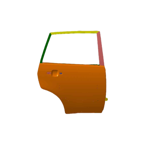 T11-6201020BA-DY درب جلو راست S X33 - Image 1